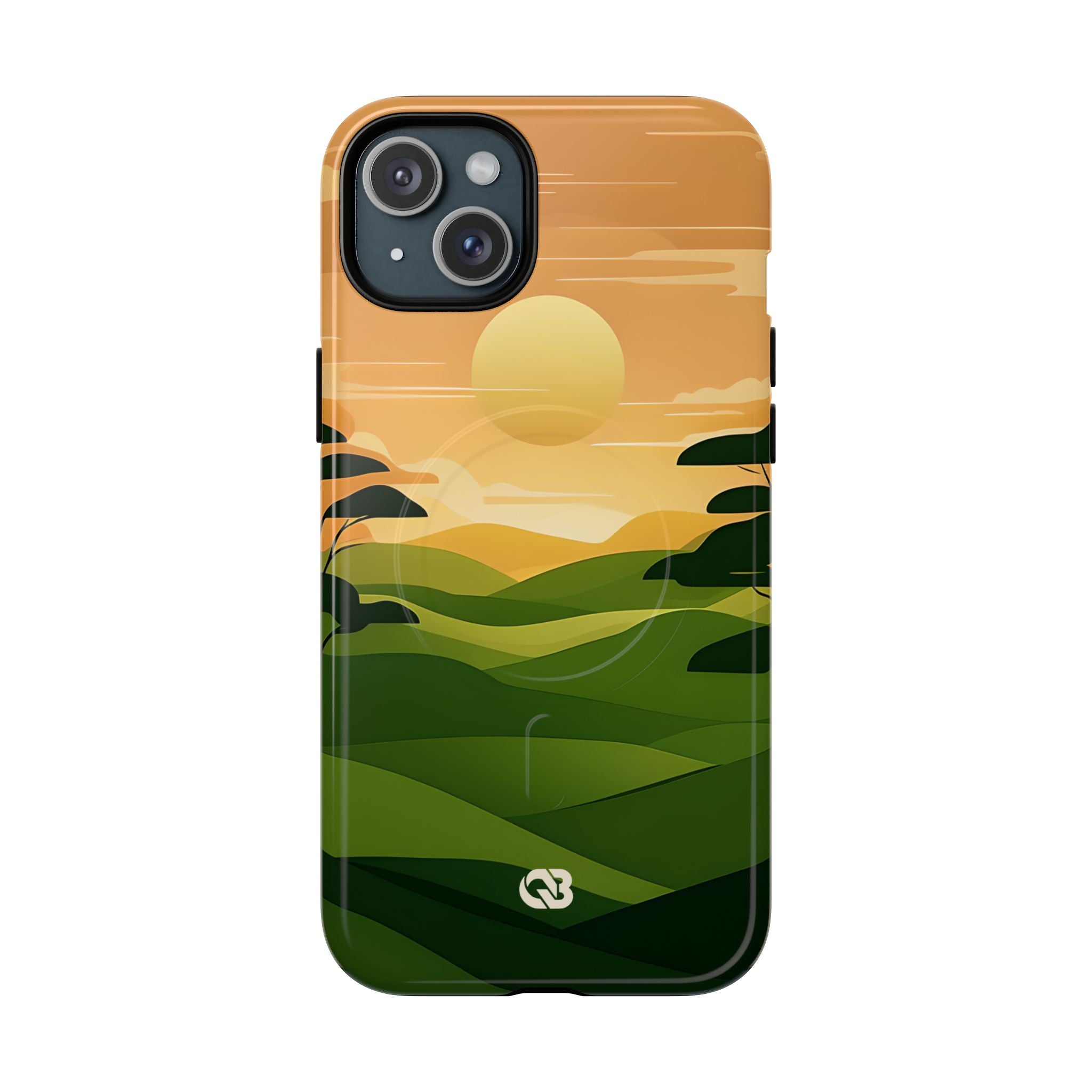 Verdant Horizon Sun · Tough+ Phone Case for iPhone · Magsafe