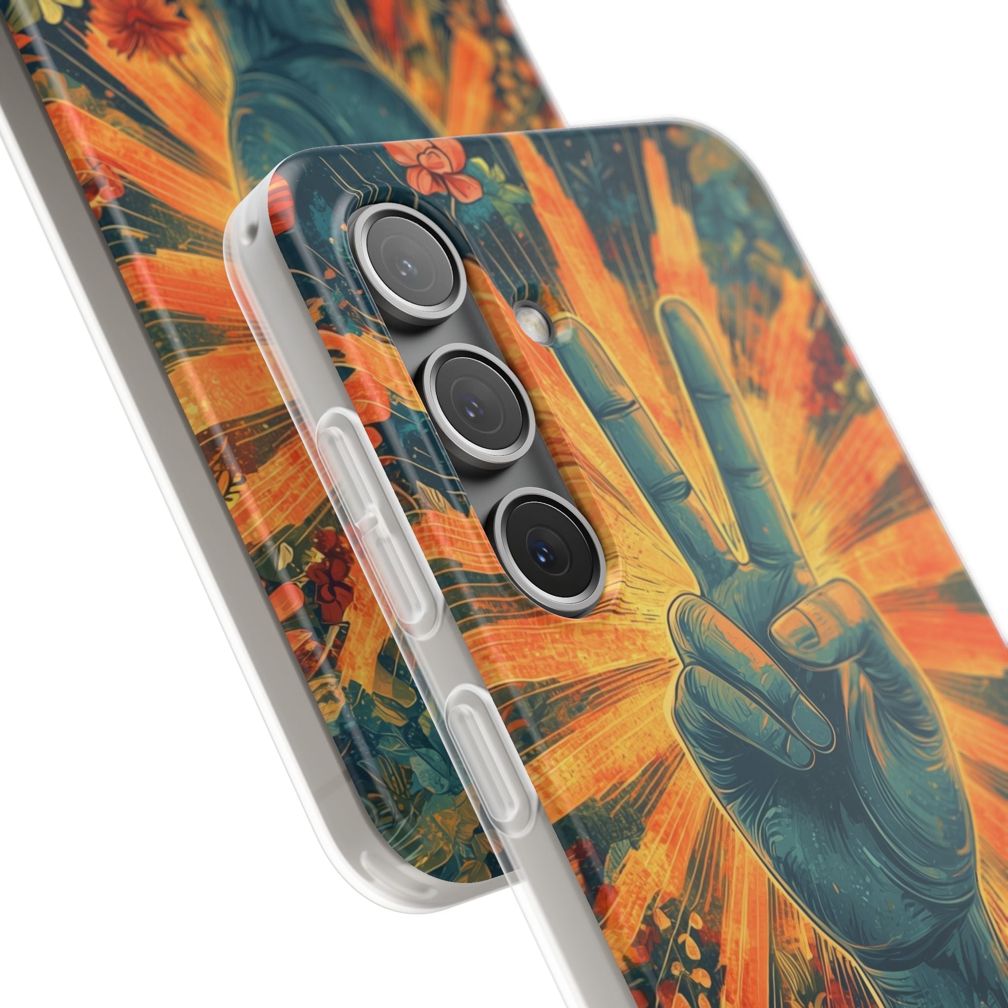 Radiant Peace Bloom · Soft Phone Case for Samsung