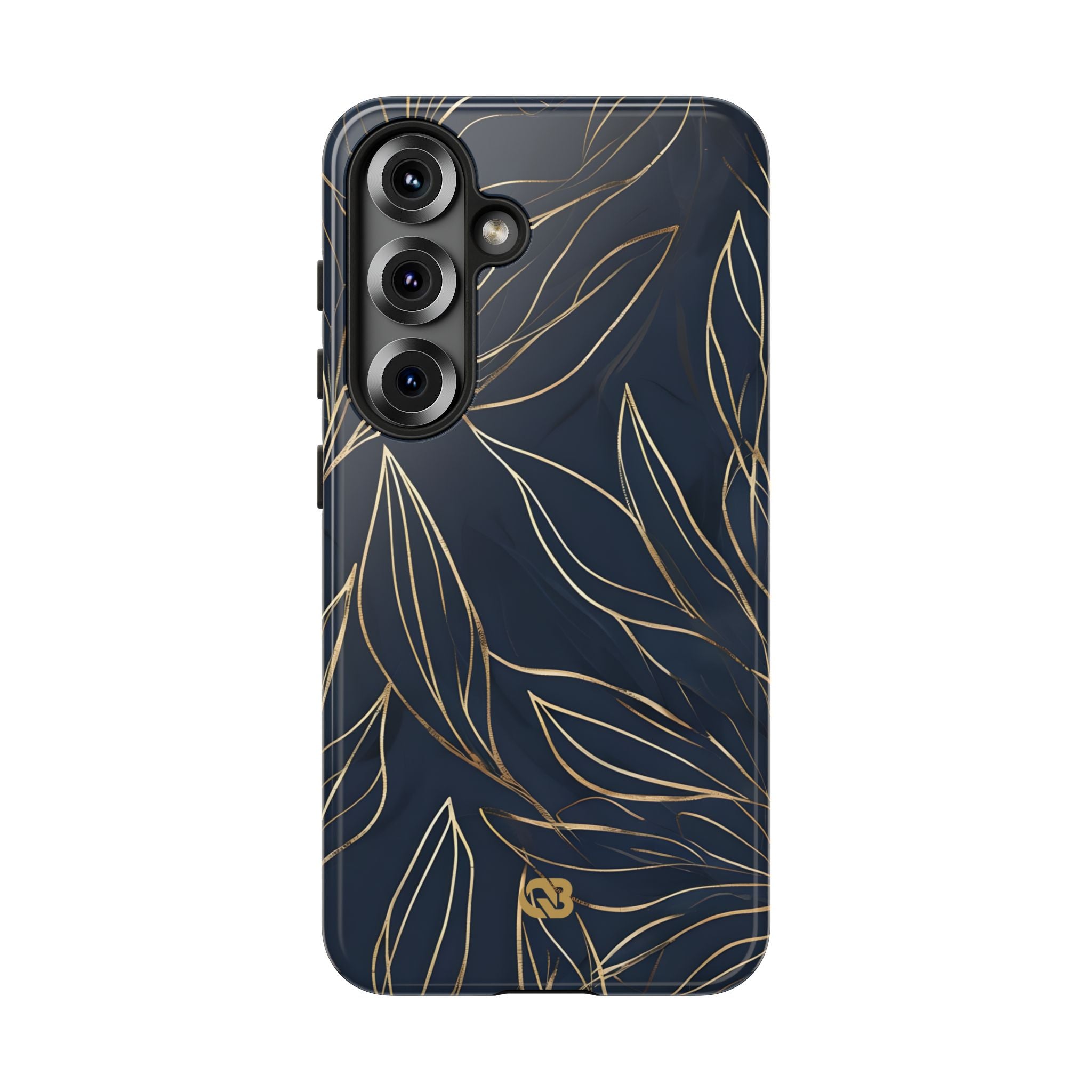 Gilded Navy Foliage · Tough Etui na telefon dla Samsung