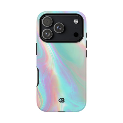 Prismatic Liquid Light · Tough Phone Case for iPhone · Teal