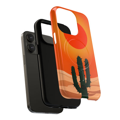 Scorched Saguaro Sunset · Tough+ Phone Case for iPhone · Magsafe