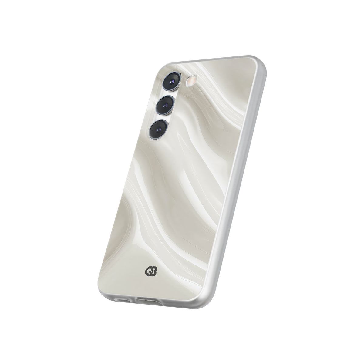 Liquid Enamel Fold · Lite Phone Case for Samsung · White