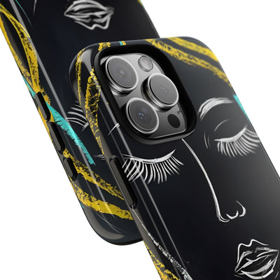 Obsidian Chalk Portrait · Tough