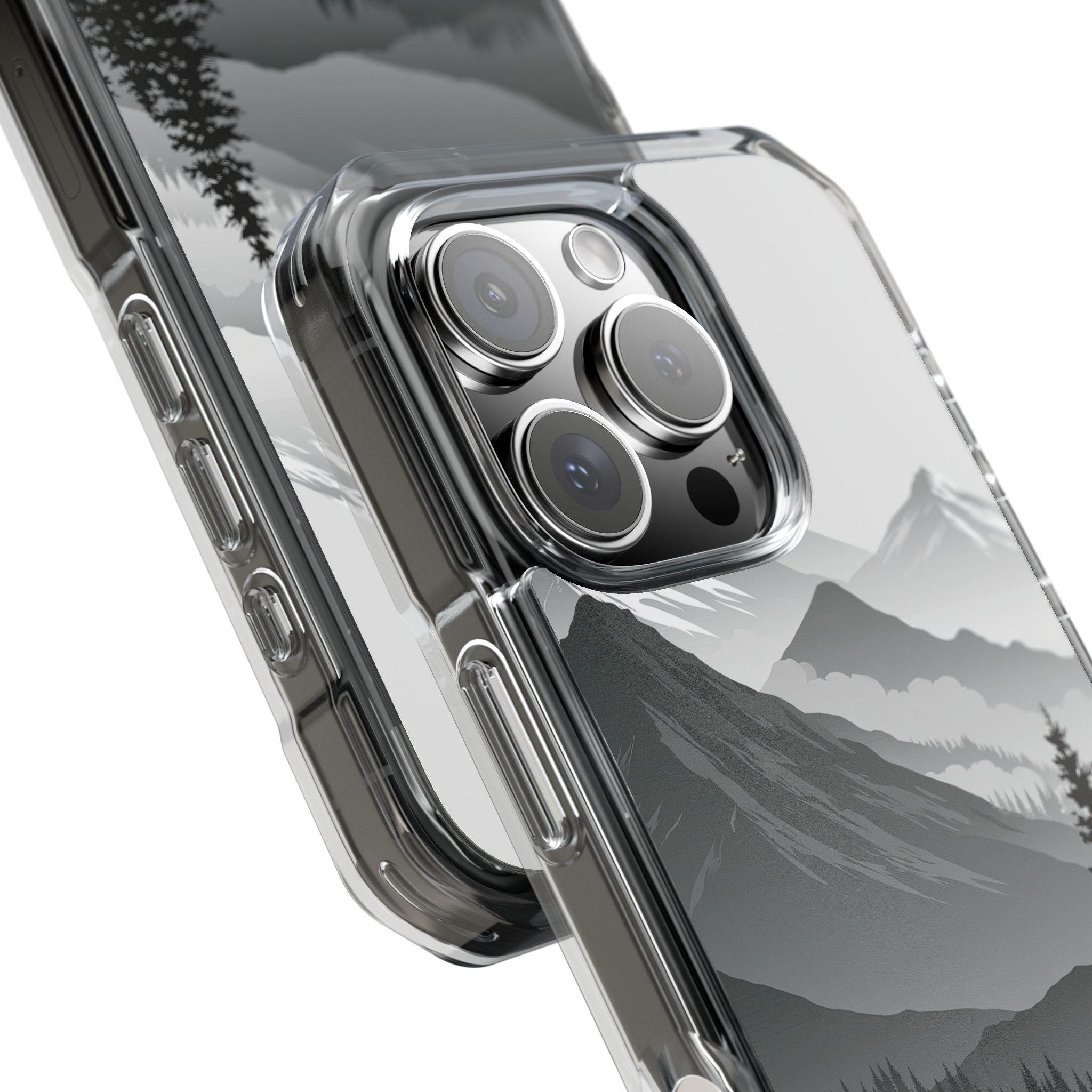 Grey Impact MagSafe Phone Case for iPhone - Granite Ridge Mist