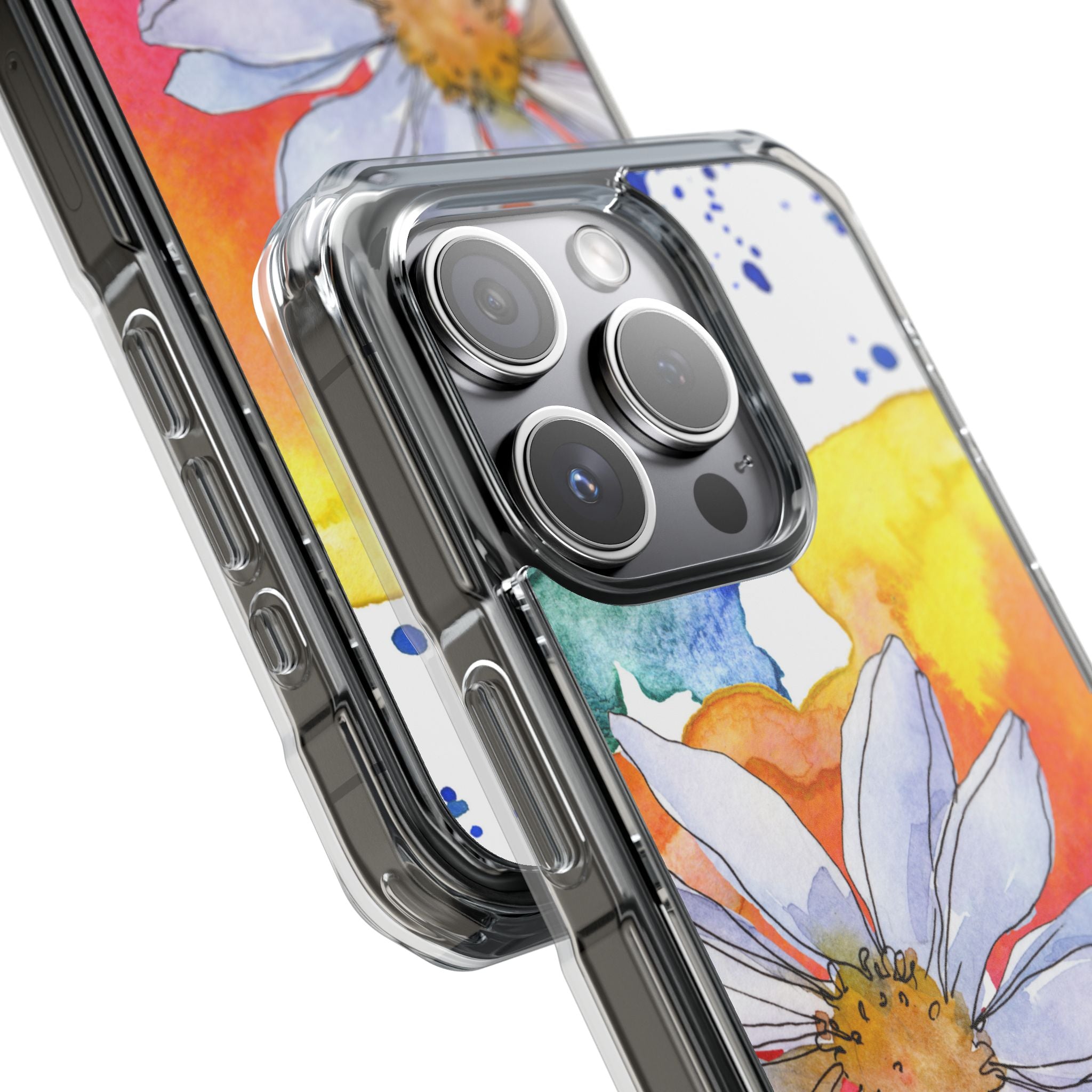 Vivid Bloom Splatter · Impact Phone Case for iPhone · Magsafe