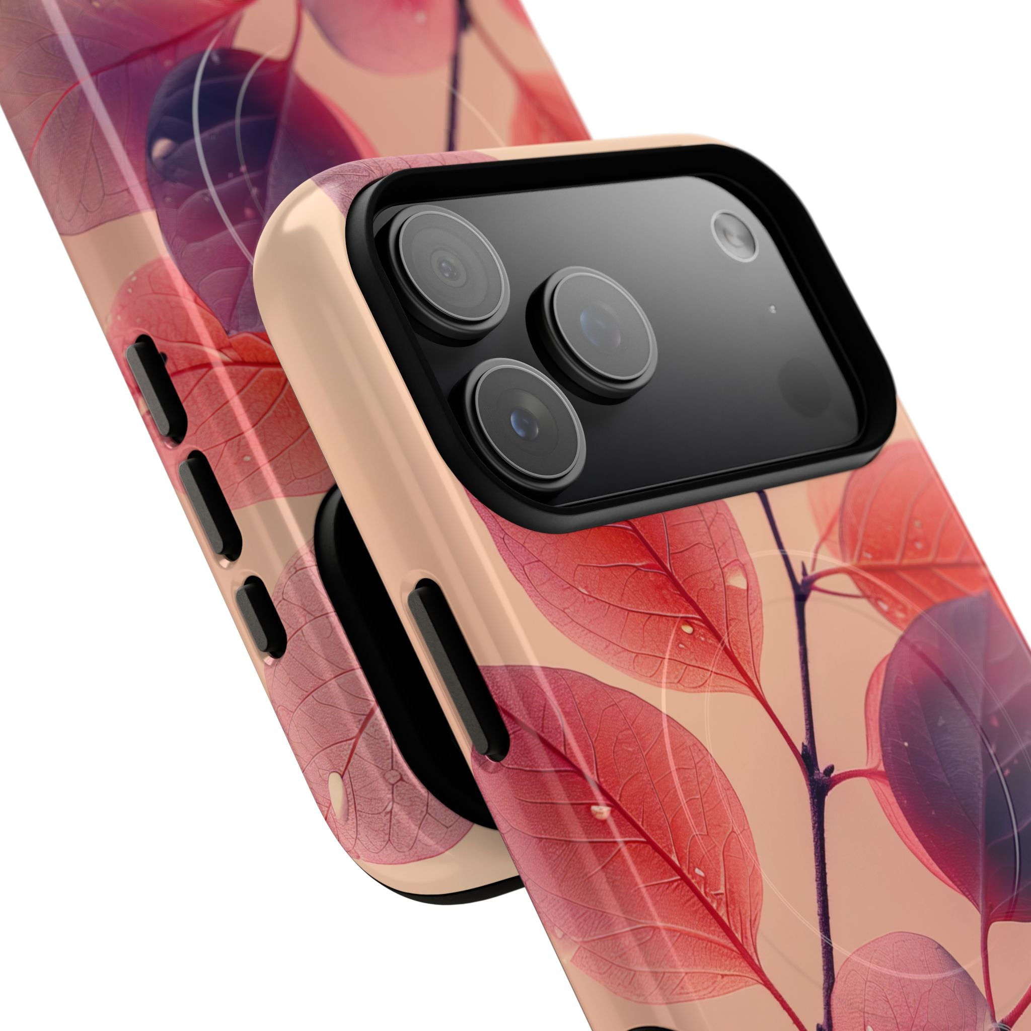 Dewy Magenta Foliage · Tough+ Phone Case for iPhone · Magsafe