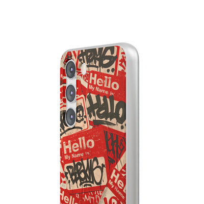 Slap Tag Collage · Lite Phone Case for Samsung · Red