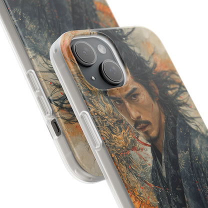 Dragonblade Warrior iPhone 15 Plus Cover - Blød
