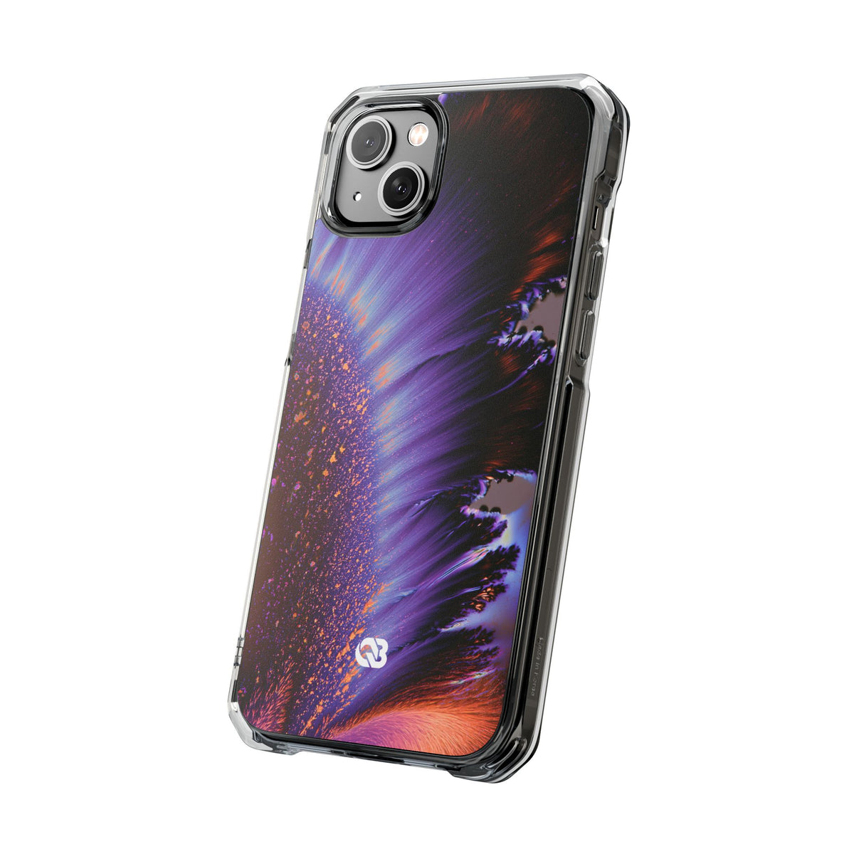 Ethereal Corona · Clear Impact Magnetic Phone Case for iPhone · Purple