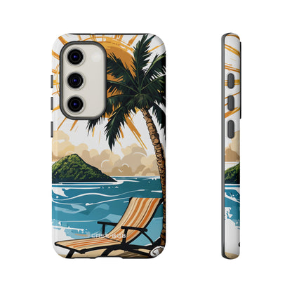 Sunny Palm Breeze Samsung S23 Case - Tough