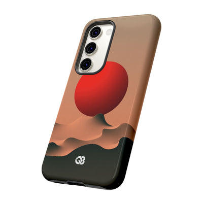 Crimson Sol Ridge · Tough Phone Case for Samsung · Red