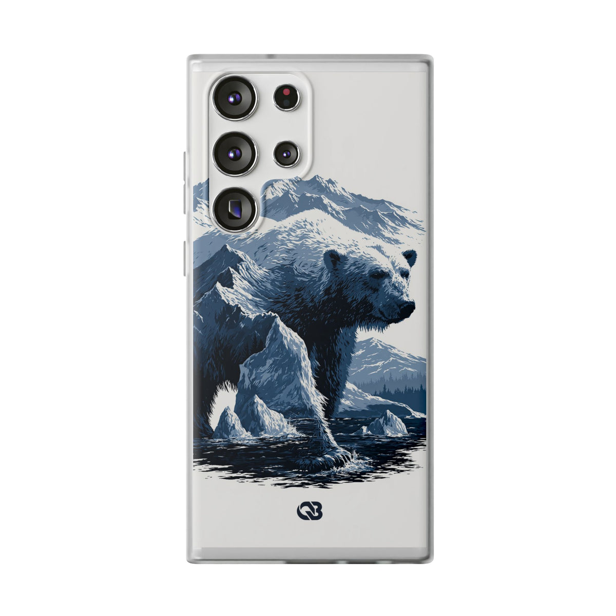 Fjord Summit Bear · Lite Phone Case for Samsung · Blue