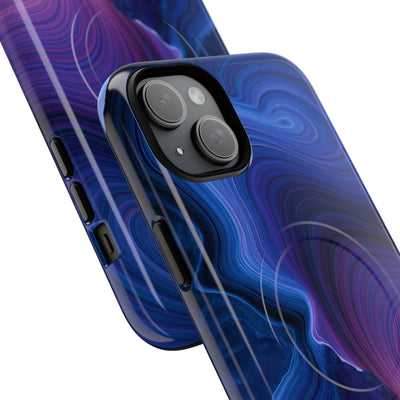 Radiant Strata · Tough 2.0 Magnetic Phone Case for iPhone · Blue