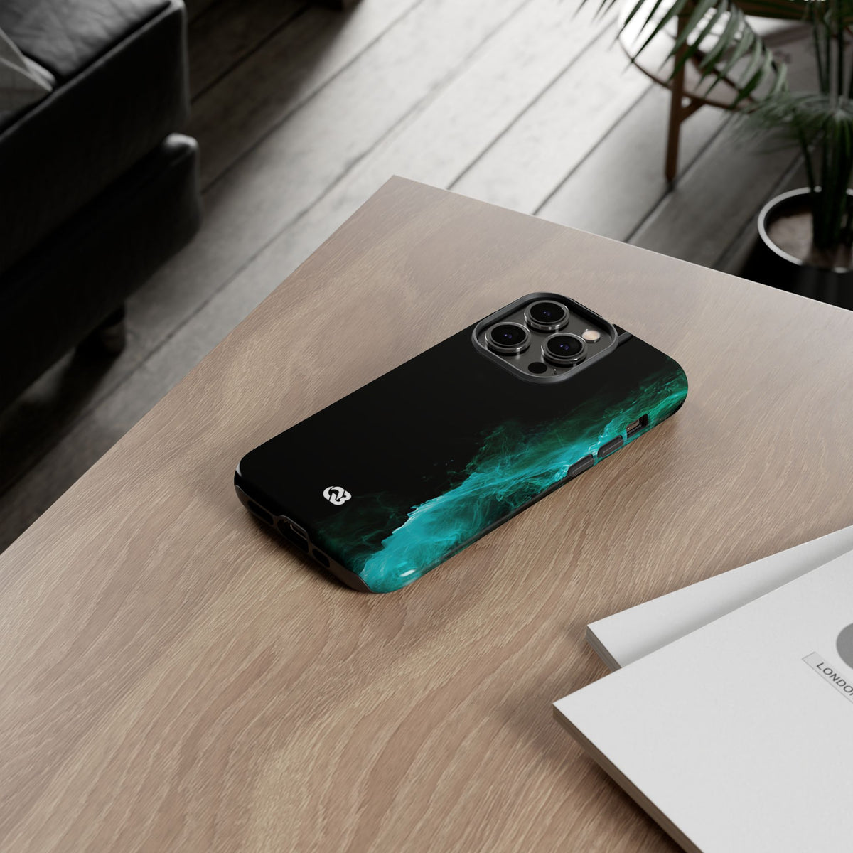 Luminous Plume · Tough Phone Case for iPhone · Teal