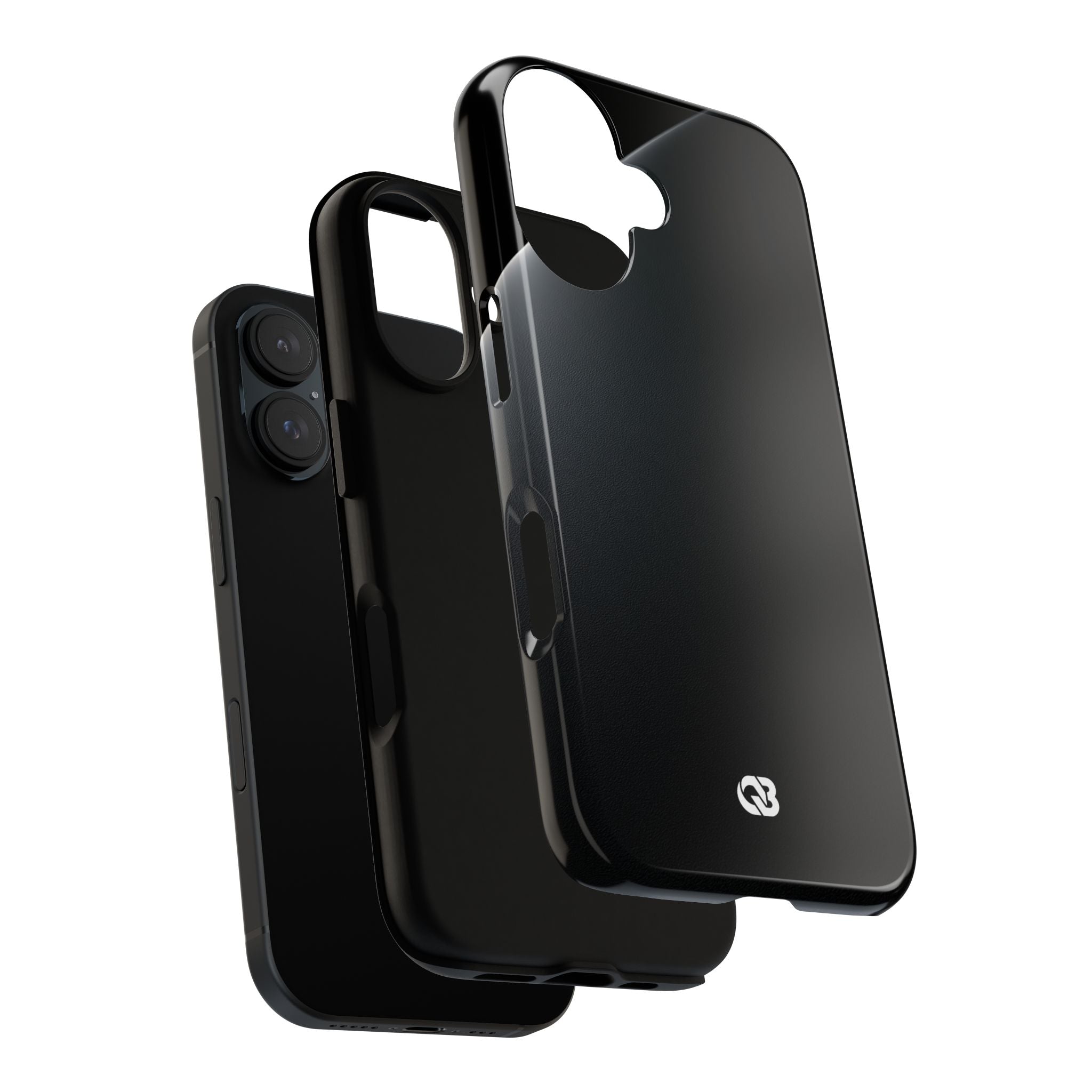 Black Tough Phone Case for iPhone - Obsidian Lunar Arch