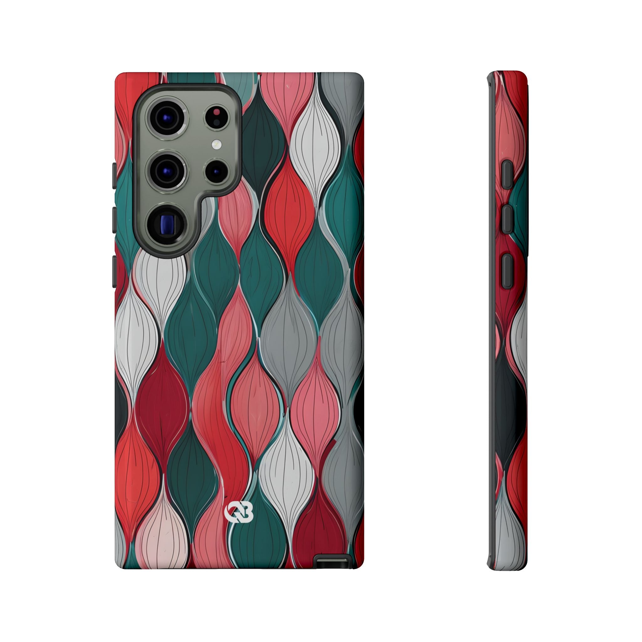 Slate Rose Ripple · Tough Coque de téléphone pour Samsung