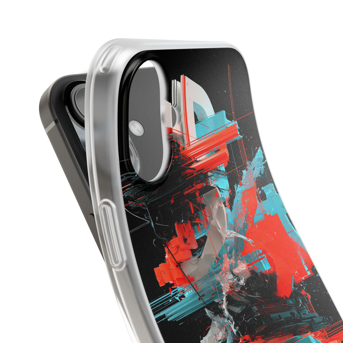 Fragmented Cyber Core · Lite Phone Case for iPhone ·  Black