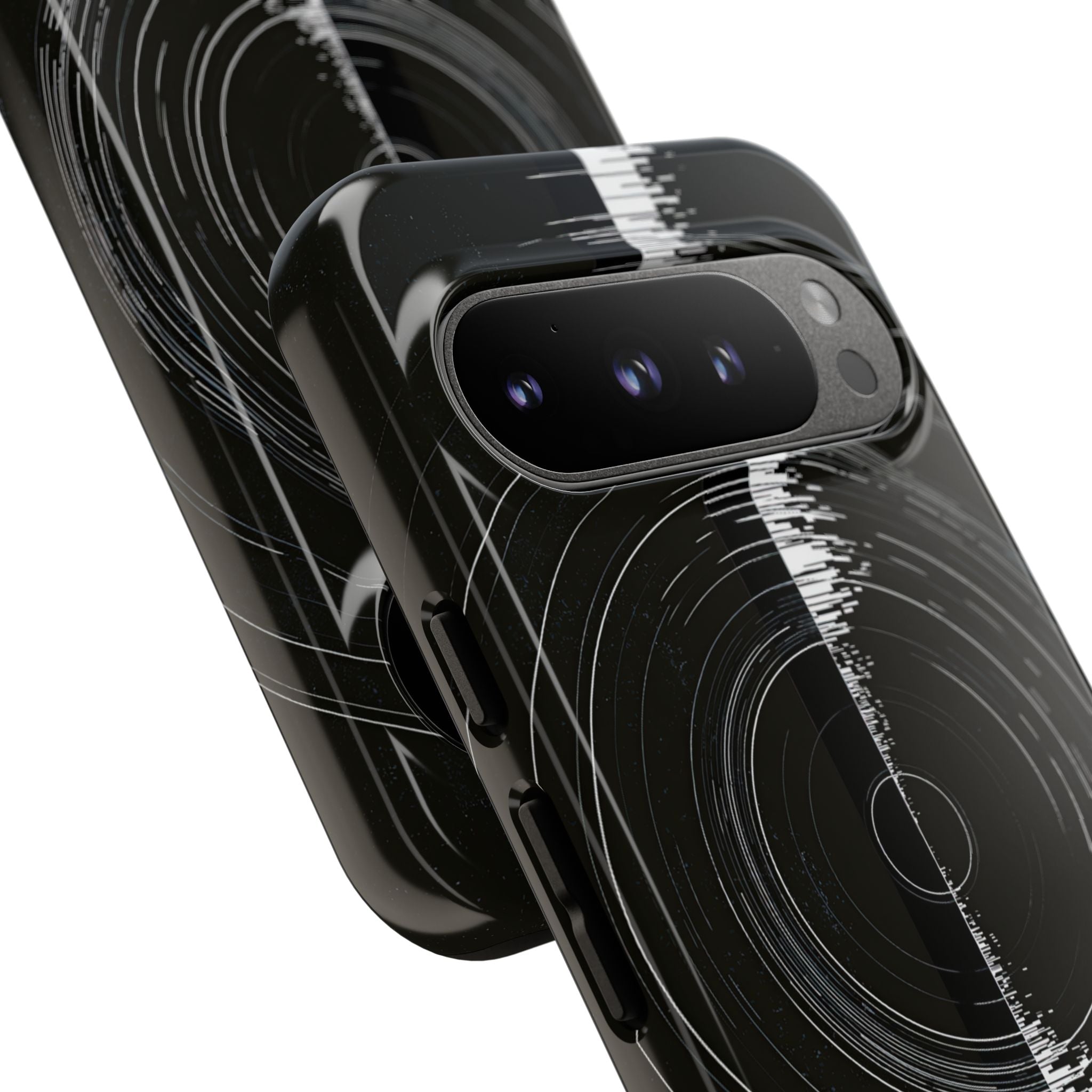 Black Tough Phone Case for Google Pixel - Obsidian Orbital Signal