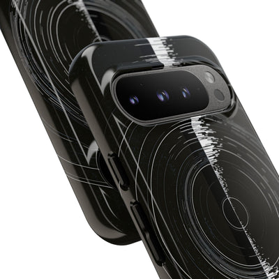 Black Tough Phone Case for Google Pixel - Obsidian Orbital Signal