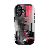 Black Tough Phone Case for iPhone - Crimson Data Leak