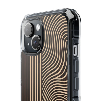 Brown Impact MagSafe Phone Case for iPhone - Espresso Sand Ridge