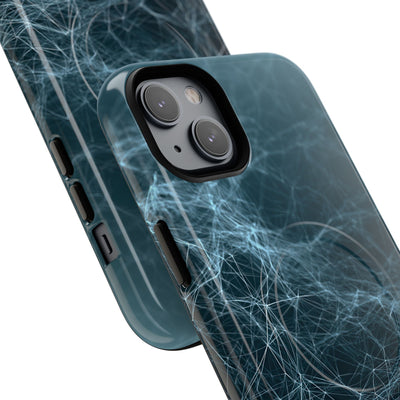 Teal Tough 2.0 Magsafe Phone Case for iPhone - Arctic Neural Mesh