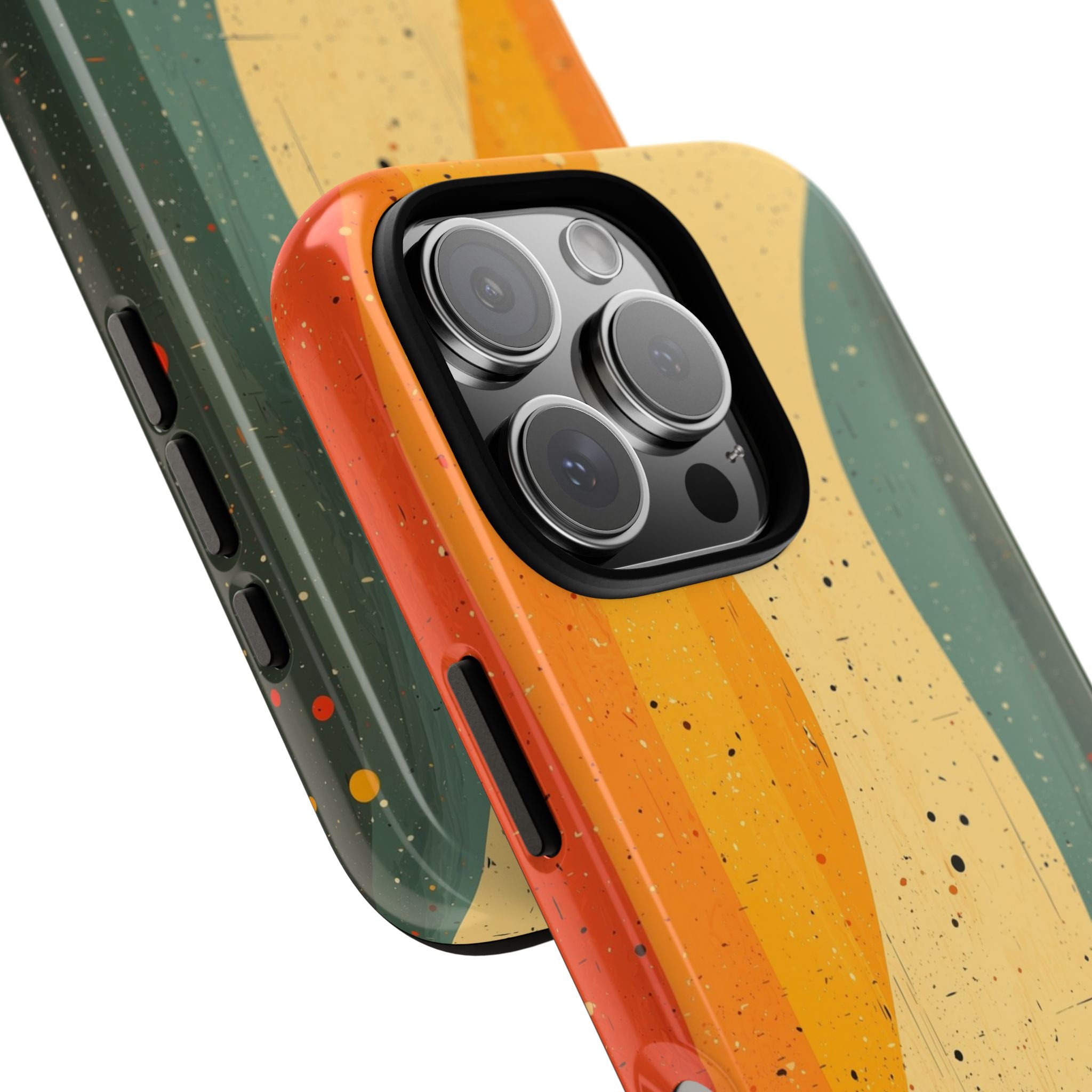 Wavy Spectrum iPhone 16 Pro Case - Tough