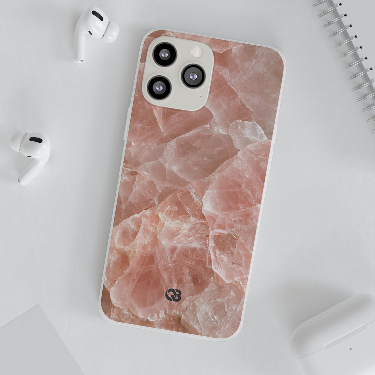 Rose Quartz Facet · Lite Phone Case for iPhone ·  Pink