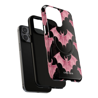 Pink Batwave iPhone 15 Pro Max Case - Tough+