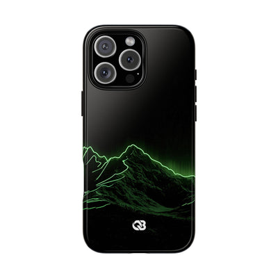 Nordic Mountain Contour · Tough Phone Case for iPhone · Black