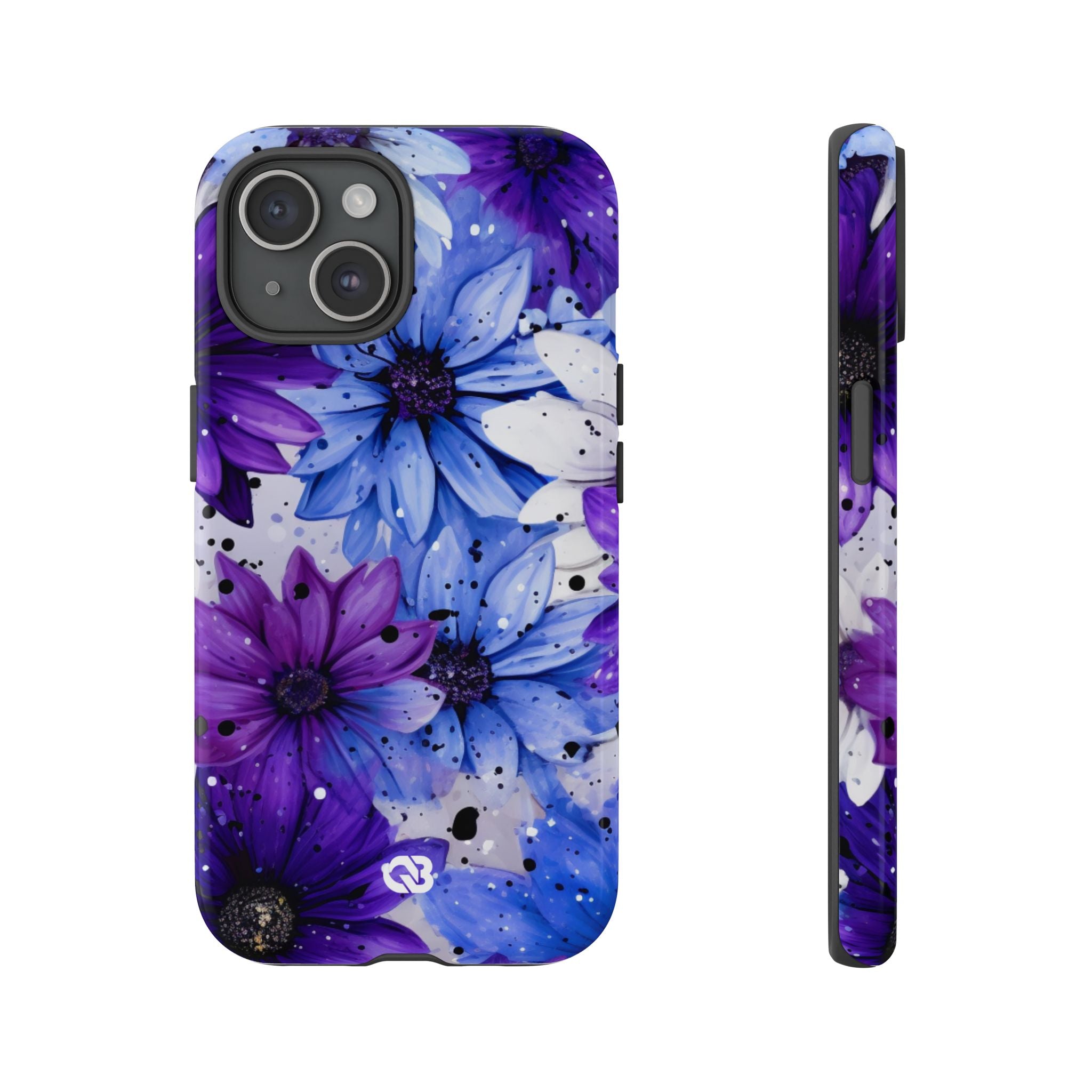 Ink Splatter Blooms · Tough Coque de téléphone pour iPhone