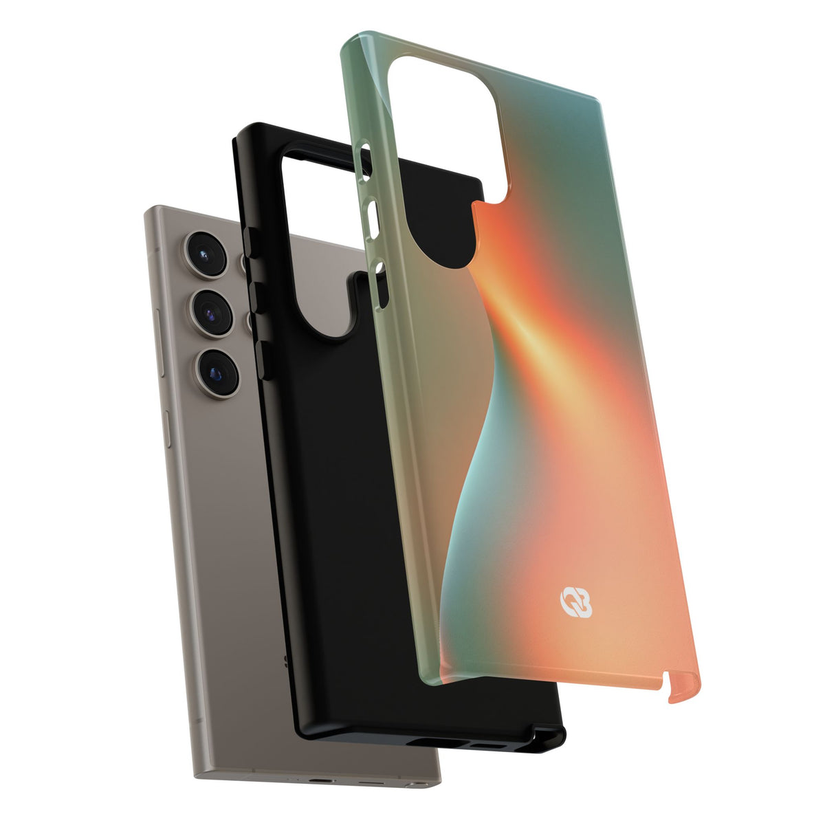 Radiant Contour · Tough Phone Case for Samsung · Orange