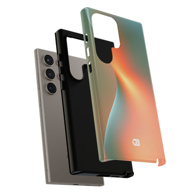Radiant Contour · Tough Phone Case for Samsung · Orange