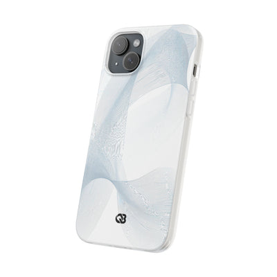 Glacial Contour Waves · Lite Phone Case for iPhone ·  White