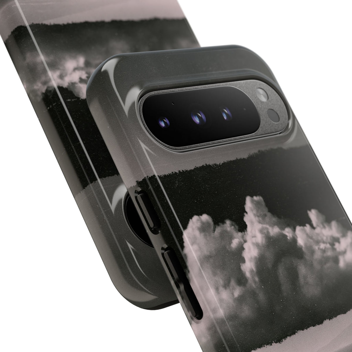 Crimson Horizon · Tough Phone Case for Pixel ·  Black