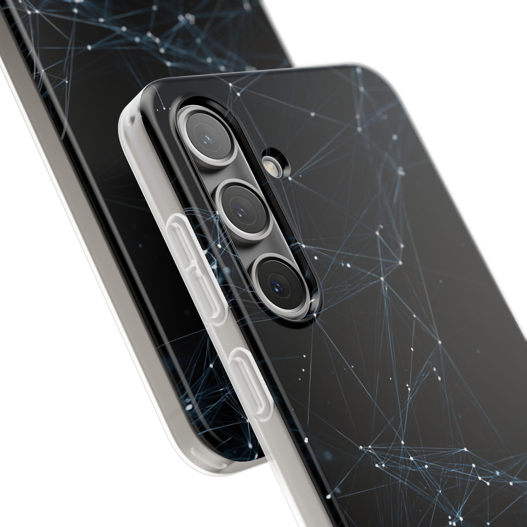 Black Lite Phone Case for Samsung - Arctic Neural Mesh