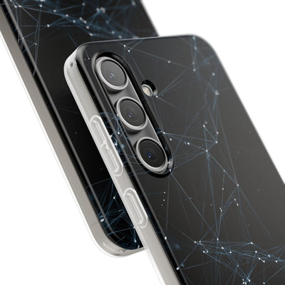 Black Lite Phone Case for Samsung - Arctic Neural Mesh