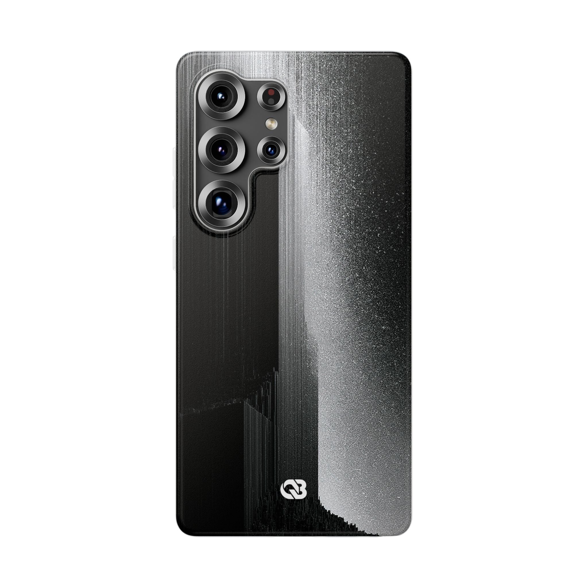 Black Lite Phone Case for Samsung - Brutalist Pixel Monolith
