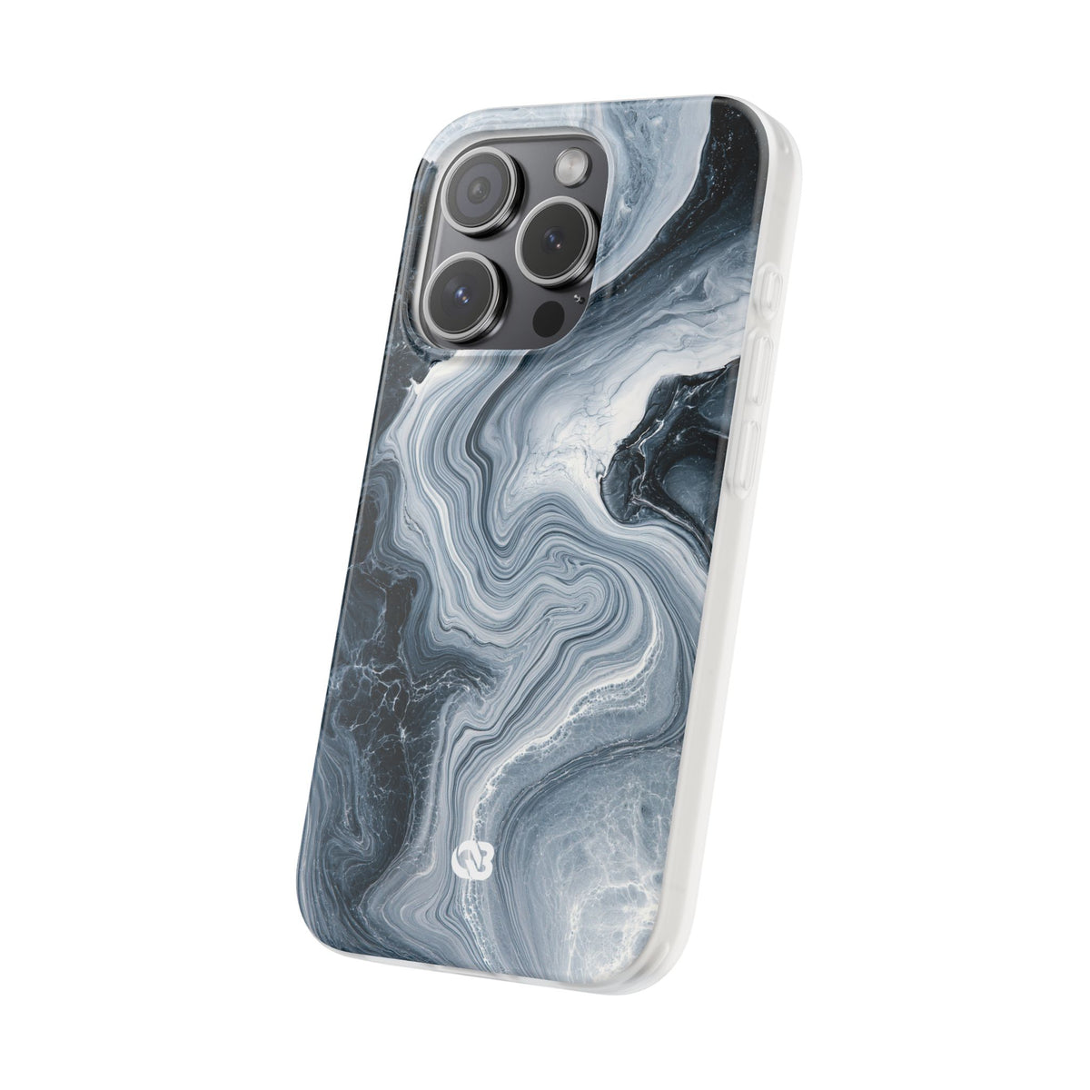 Suminagashi Ink Flow · Lite Phone Case for iPhone ·  Grey