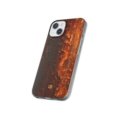 Orange Lite Phone Case for iPhone - Oxidized Iron Crust