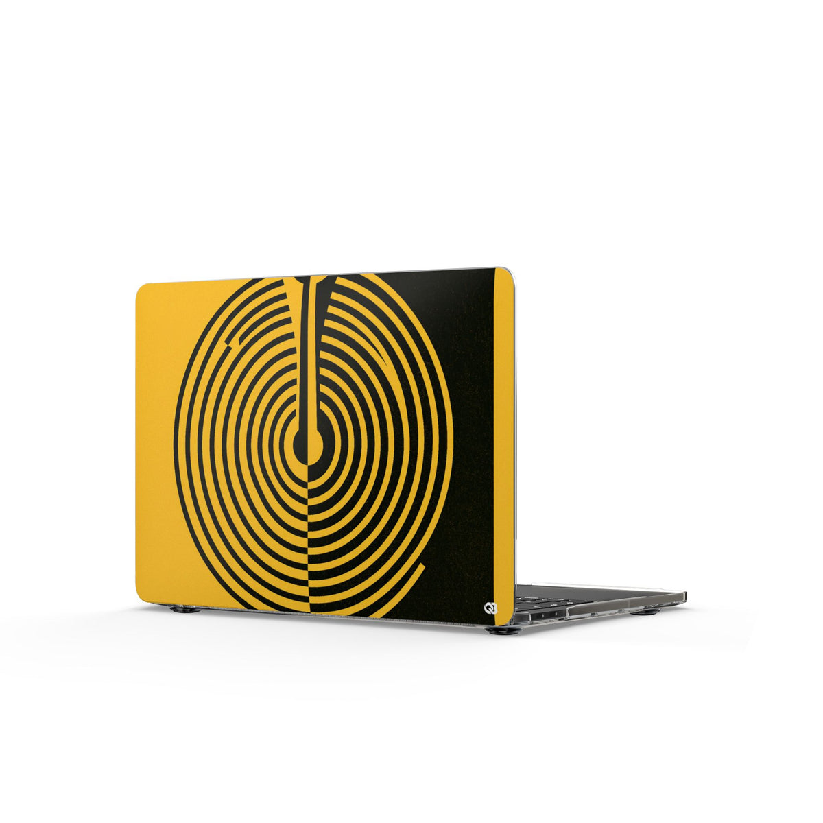 Orbital Resonance · Clear Hard Case for MacBook · Yellow
