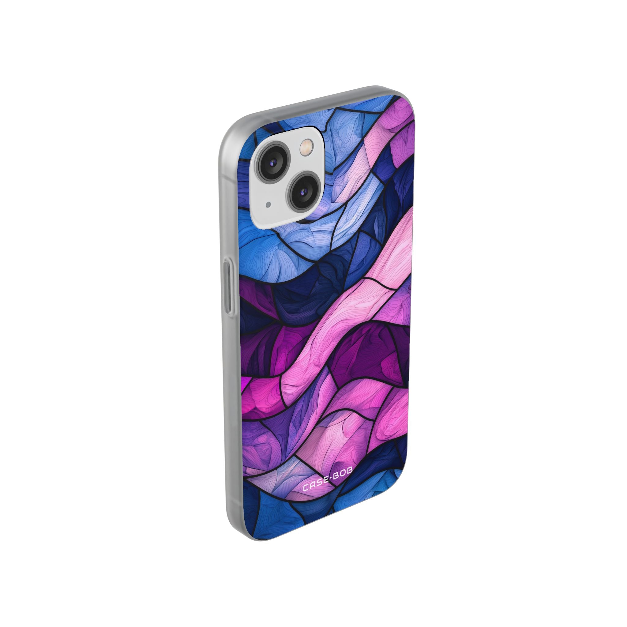 Wavelike Glow iPhone 14 Cover - Blød