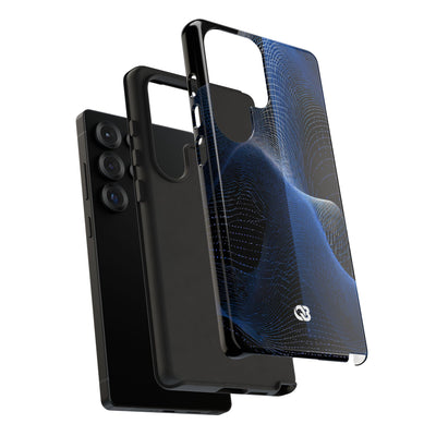 Blue Tough Phone Case for Samsung - Electric Blue Flux