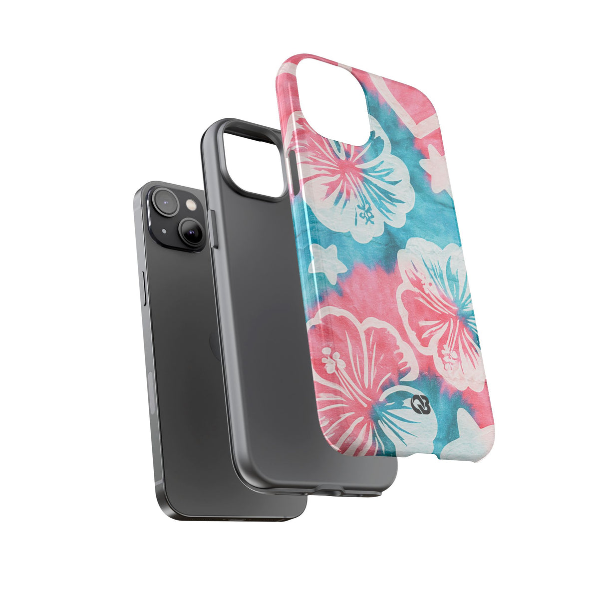Tropical Hibiscus Bloom · Tough Phone Case for iPhone · Teal