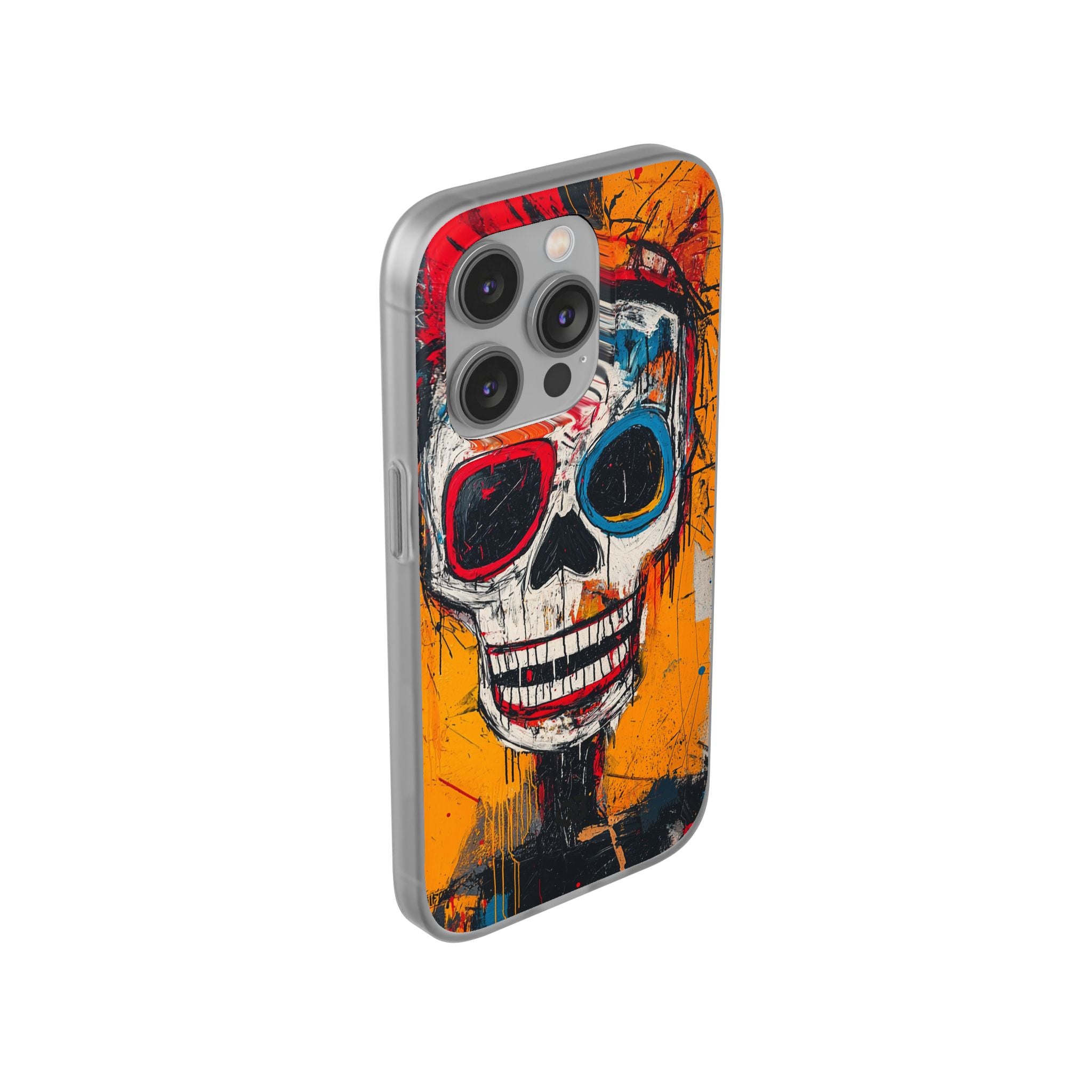 Vivid Graffiti Skull · Soft Custodia per iPhone