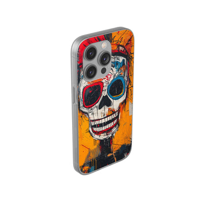 Vivid Graffiti Skull · Soft Custodia per iPhone
