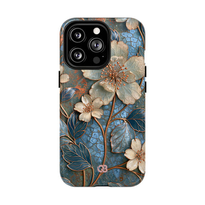 Gilded Blossom Reverie · Tough 2.0 Magnetic Phone Case for iPhone · Teal