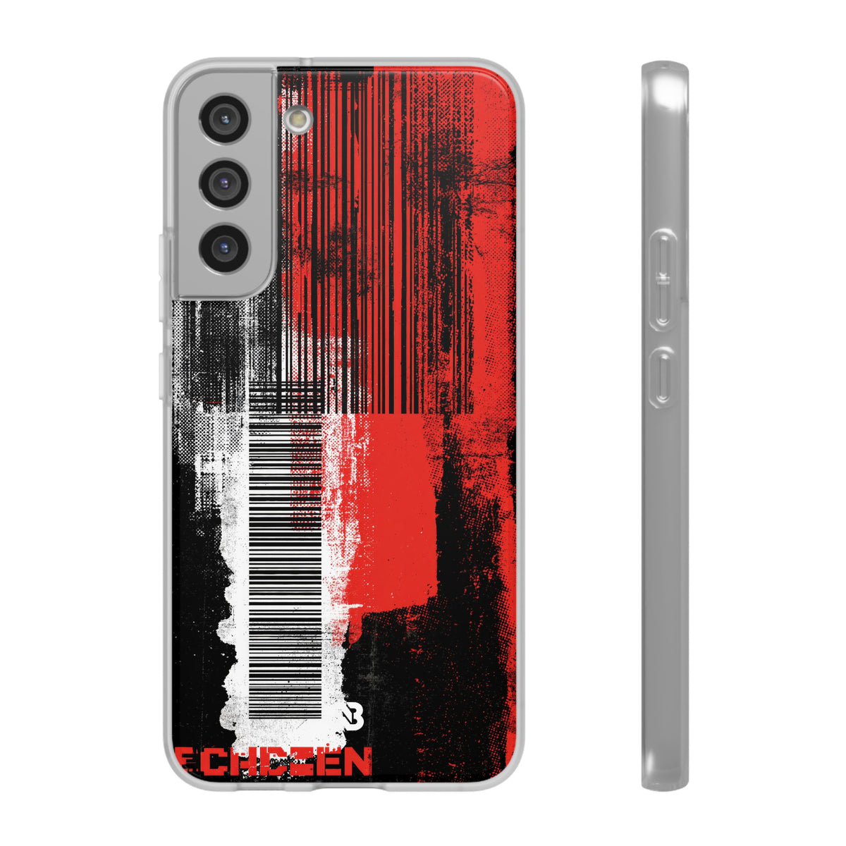 Distorted Barcode · Lite Phone Case for Samsung · Black