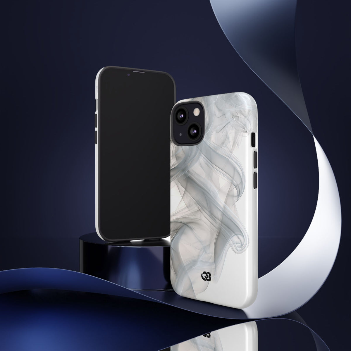 Vapor Noir · Tough Phone Case for iPhone · White
