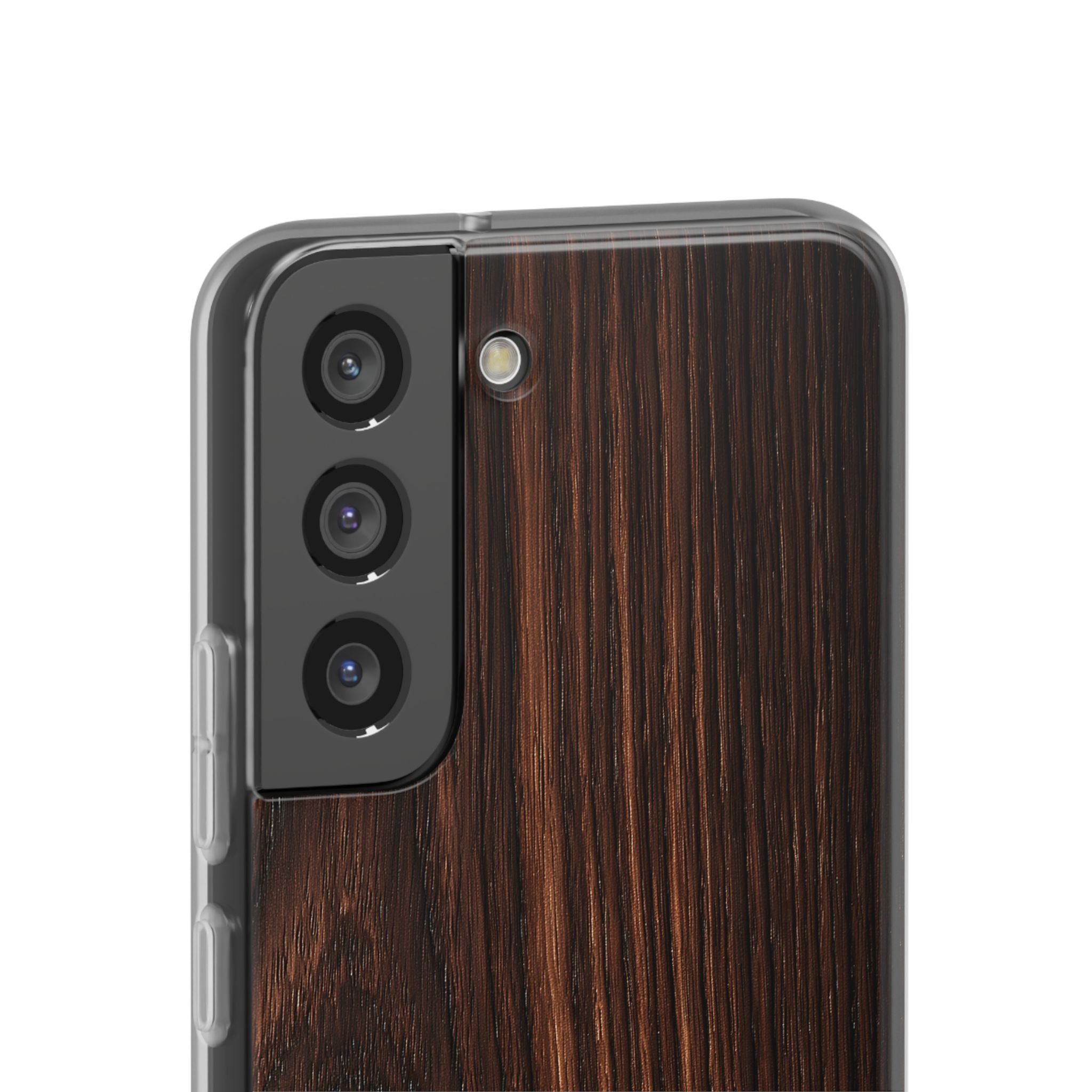 Brown Lite Phone Case for Samsung - Burnished Mahogany Grain